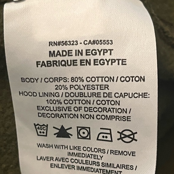 Nike Club Center Swoosh Hoodie AOP All Over Logo Olive Green Small DM7930-326 - Picture 6 of 6